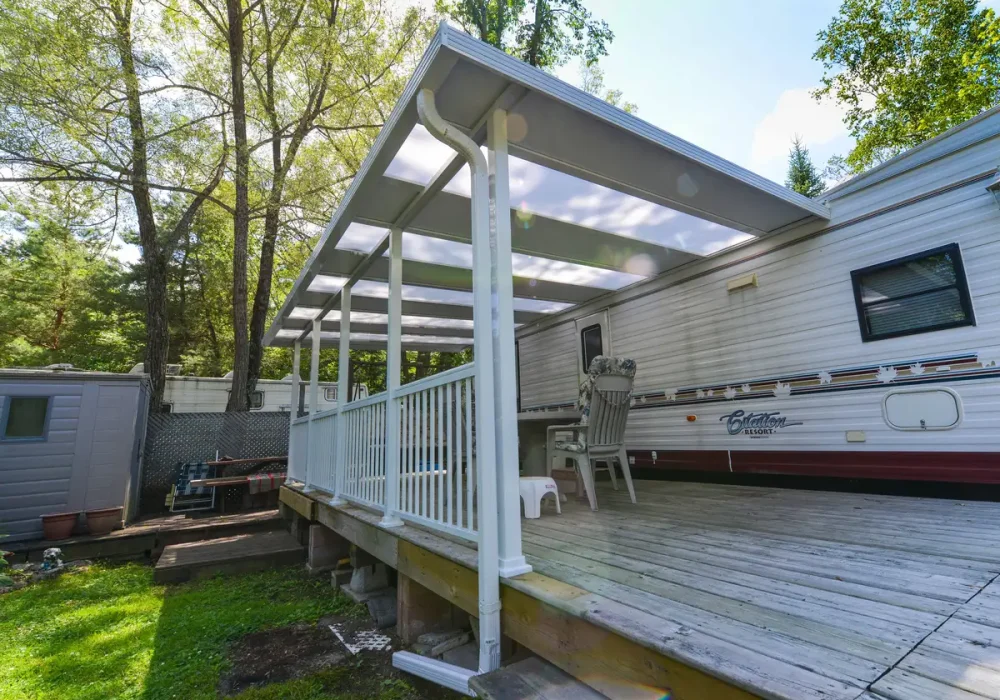 HYBRID PATIO COVERS - Acryl Hybrd W Rail Pick New - APK Sunrooms